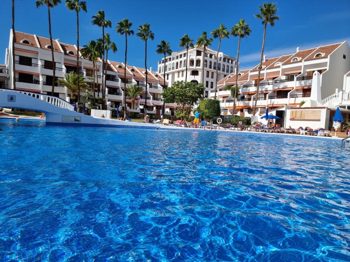 Duplex Apartment Vistamar, Sea-View, Heated Pool In Parque Santiago 2, Wifi Playa de las Américas Exterior foto